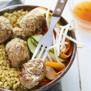 Boulettes aux pousses de haricot mungo